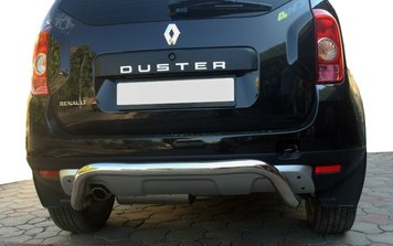 Задня дуга скоба (нерж.) для Dacia Duster 2008-2018 рр dug657123 фото