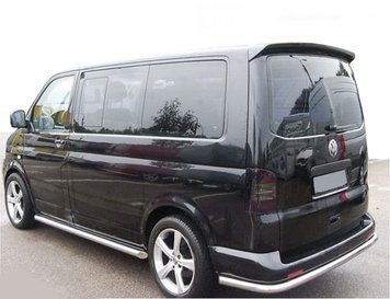 Задня дуга кутова AK005 (нерж) для Volkswagen T5 Caravelle 2004-2010 рр dug656839 фото