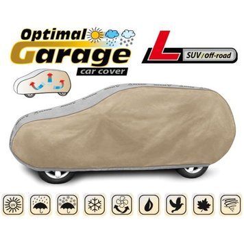 Водостійкий всесезонний тент для автомобіля Optimal Garage 460х195х155 см (L) 00000061117 фото