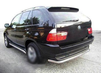 Задній захист Special (нерж) для BMW X5 E-53 1999-2006 рр dd50763 фото