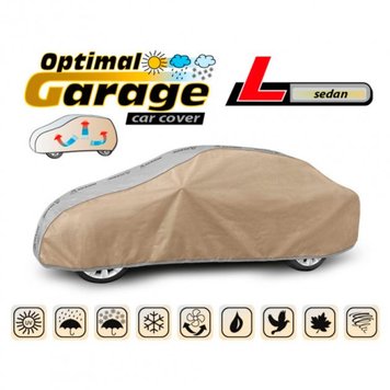 Водонепроникний тент чохол для автомобіля седан Optimal Garage KEGEL 483x178x120см (L) 00000061115 фото