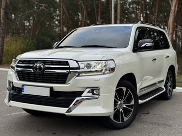 Кришки дзеркал (з повторювачем, стиль 2016) Білий колір для Toyota Land Cruiser 200 dd71351 фото