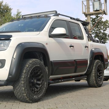 Розширювачі колісних арок EuroCap (ABS, чорні) для Volkswagen Amarok 2010-2022 рр 32790110-010019 фото