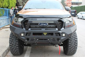 Передній бампер з захистом картера Dakar (2015-2024) для Ford Ranger рр 2617dko111f фото