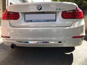 Кромка бампера (нерж) для BMW 3 серія F-30/31/34 2012-2019 рр tit96225 фото