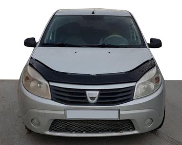 Дефлектор капоту (EuroCap) для Dacia Sandero 2007-2013 рр 2070k029 фото