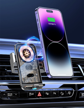 Тримач Auto open-close Transparent Wireless Charger XYJ C10 (15W) 13900 фото