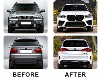 Комплект рестайлінгу в X5M F95 2019 р. для BMW X5 E-70 2007-2013 рр cj-bdk-08e70-19g05m фото