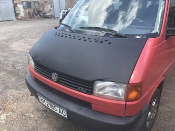 Чохол капота на прямий капот (кожазаменитель) для Volkswagen T4 Transporter chk-019 фото