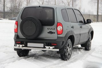 Задня дуга AK015 (нерж.) для Chevrolet Niva dd22515 фото