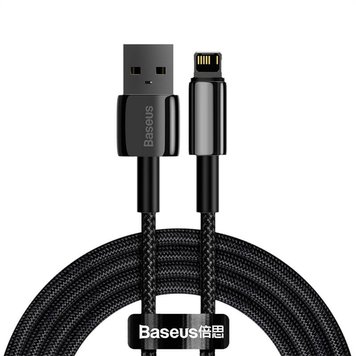 Кабель Baseus Tungsten Gold Fast Charging Data Cable USB to Lightning 2.4A 2m 16757 фото