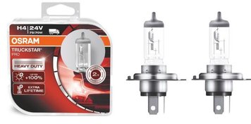 Лампа головного світла Osram H4 75/70W TruckStar 24V 64196TS 64196ts-kit фото