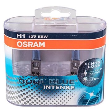 Лампа головного світла Osram H1 55W 64150CBI Cool Blue Intense 64150cbi-kit фото