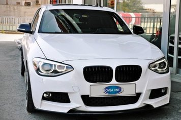 Накладка на передний бампер Lip для BMW 1 серія F20/21 2011-2019 рр t1213lipm фото