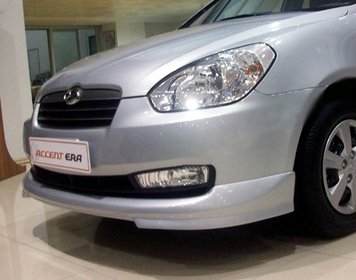 Передня нижня накладка (під фарбування) для Hyundai Accent 2006-2010 рр 3203-510 фото