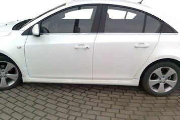 Тюнінгові пороги SD (Meliset, під фарбування) для Chevrolet Cruze 2009-2015 рр 1607-515 фото