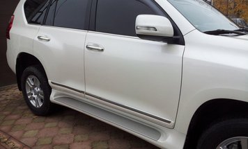 Молдинг дверей (дизайн 2013-2017) Білий колір для Toyota Land Cruiser Prado 150 dd66823 фото