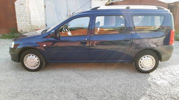 Рейлінги Хром Пластикові ніжки для Dacia Logan MCV 2004-2014 рр hpc005 фото