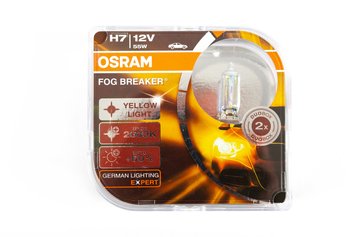 Лампа головного світла Osram H7 55W Fog Breaker 62210FBR 62210fbr-kit фото