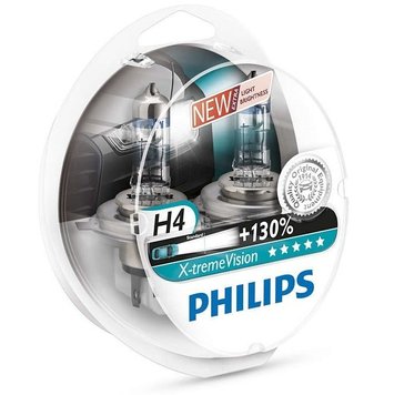 Лампа головного світла Philips H4 60/55W Xtreme Vision 12342XV 12342xv-kit фото