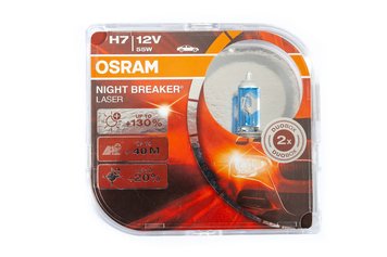 Лампа головного світла Osram H7 55W Night Breaker Laser 130% 64210NBL 64210nbl-kit фото