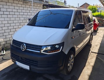 Передні фари LED з вогнями (Black, 2 шт) для Volkswagen T6 dd68885 фото