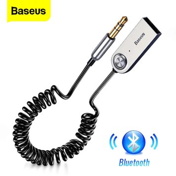 Аудіоадаптер Bluetooth AUX  Baseus BA01 USB Wireless Adapter Cable  CABA01-01 фото