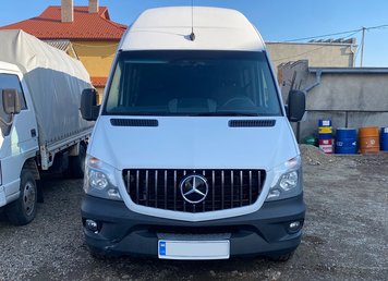 Передня решітка GT Chrome (2013-2018) для Mercedes Sprinter W906 рр ohi-w906-gr2 фото