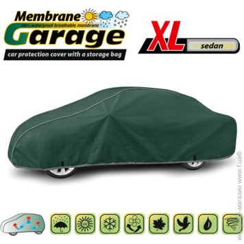 Всесезонний автомобільний мембранний чохол Membrane Garage Sedan "KEGEL"500x178x136см (XL)  00000068807 фото