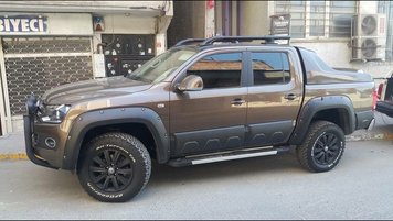 Розширювачі колісних арок (скловолокно, під фарбування) 23 см для Volkswagen Amarok 2010-2022 рр 7535-751 фото